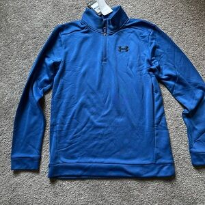 Under Armour Kids Blue Quarter-Zip Sweatshirt